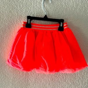 Cat and Jack girls neon skirt